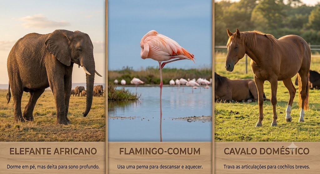 Animais que dormem de pé: Biologia, Estratégias e Segredos da Natureza em Animais Selvagens Animais que dormem de pé