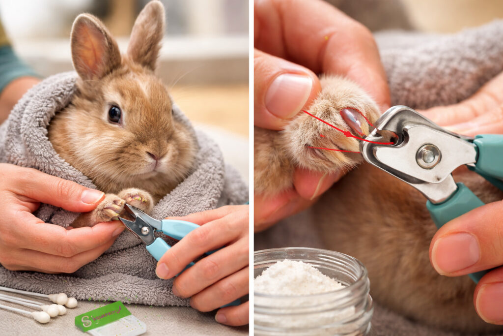 Como cortar as unhas do coelho sem stress: guia prático em Animais de Estimação, Roedores Como cortar as unhas do coelho sem stress: guia prático