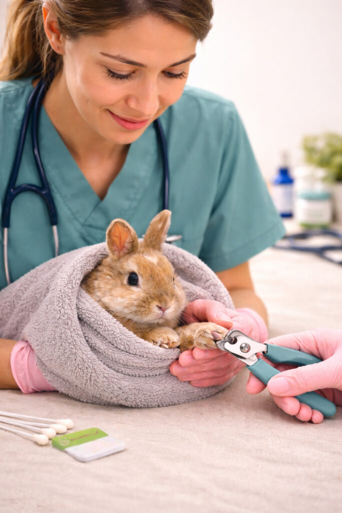 Como cortar as unhas do coelho sem stress: guia prático em Animais de Estimação, Roedores Como cortar as unhas do coelho sem stress: guia prático
