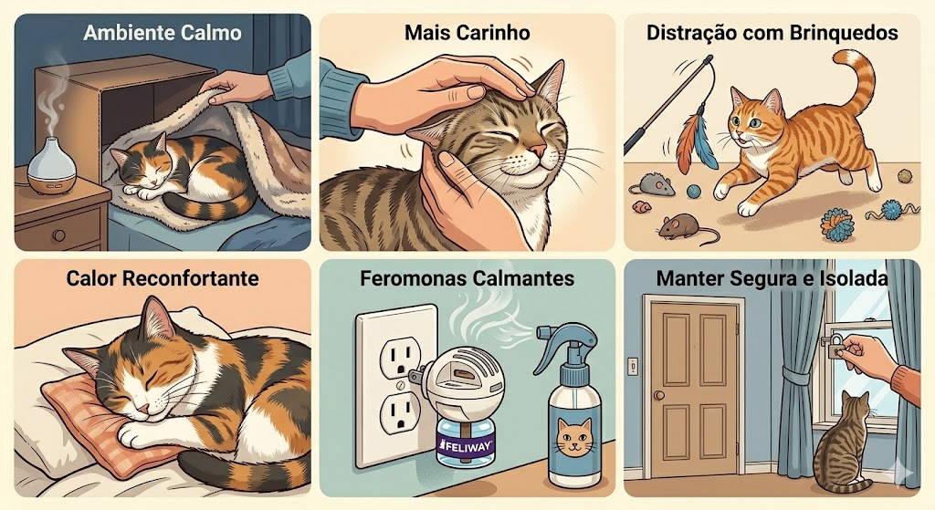 Como acalmar a tua gata durante o cio: estratégias práticas para reduzir o stress em Animais de Estimação, Gatos Como acalmar a tua gata durante o cio: estratégias práticas para reduzir o stress