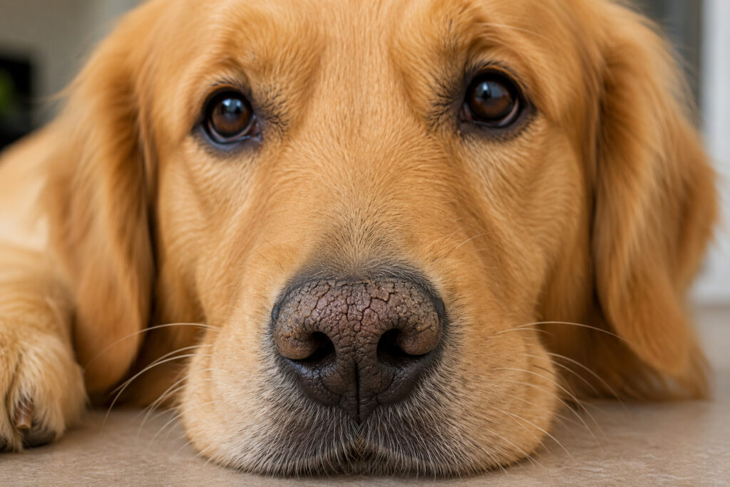 Cão com Nariz Seco é Motivo para Preocupação? Guia de Saúde Canina em Animais de Estimação cão com nariz seco
