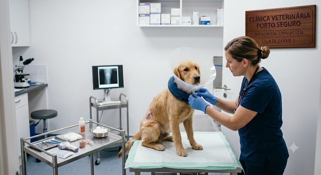 Colar Isabelino em Cães e Gatos: Para Que Serve e Quando é Realmente Necessário em Animais de Estimação, Cães colar isabelino